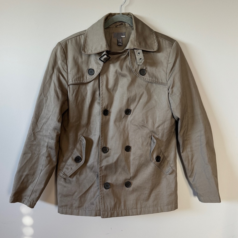 Vintage tan trench/ pea coat
